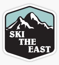 ski the east 2 Sticker