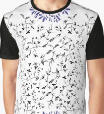Japanese Flowers Graphic T-Shirt