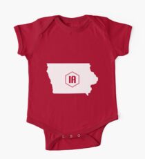 Iowa Homer (Weiß) Baby Body Kurzarm