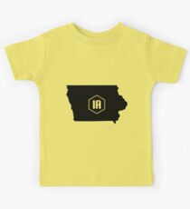 Iowa Homer (Schwarz) Kinder T-Shirt