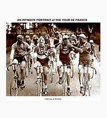 TOUR DE FRANCE; Vintage Cycle Racing Advertising Photo Photographic Print