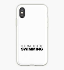 Vinilo o funda para iPhone Id más bien estar nadando
