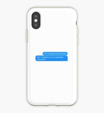 Sarcastic comment text iPhone Case