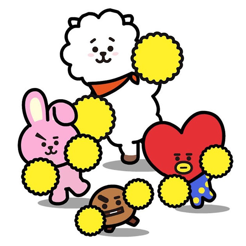 "BT21 Characters BTS" by Jess Lung | Redbubble