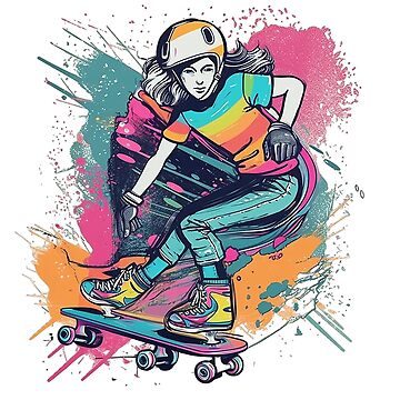 Anime Graffiti Skater Boy Art Print for Sale by Fredro