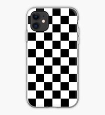 Checkered Black and White iPhone Case