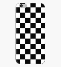 Checkered Black and White iPhone Case