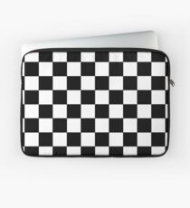 Checkered Black and White Laptop Sleeve