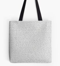 Every Lyric from Harry Styles Album Tote Bag