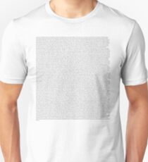 Every Lyric from Harry Styles Album Unisex T-Shirt