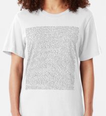 Every Lyric from Harry Styles Album Slim Fit T-Shirt