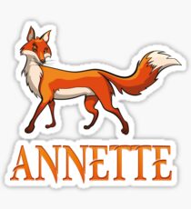 Annette Fox Sticker