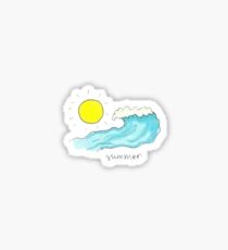 Sommer Gekritzel Sticker