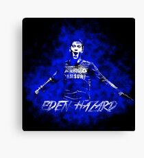 Eden Hazard Grunge Design Canvas Print