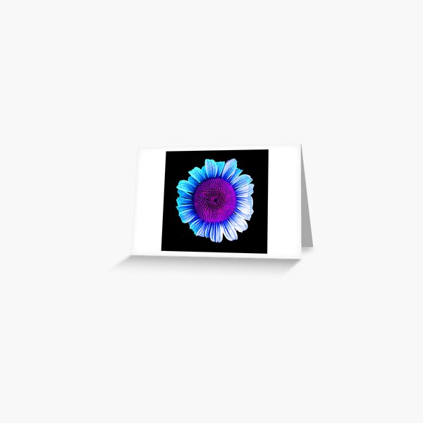 Neon Daisy Greeting Card