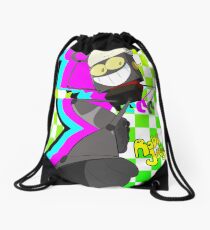 ROBOT JONES Drawstring Bag
