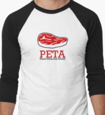 PETA Men's Baseball ¾ T-Shirt