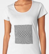 Optical Illusion, Visual Illusion,  Cognitive Illusions Women's Premium T-Shirt