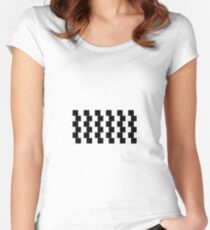 Optical Illusion, Visual Illusion,  Cognitive Illusions Women's Fitted Scoop T-Shirt