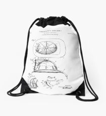 Fireman Patent Drawing Blueprint Drawstring Bag
