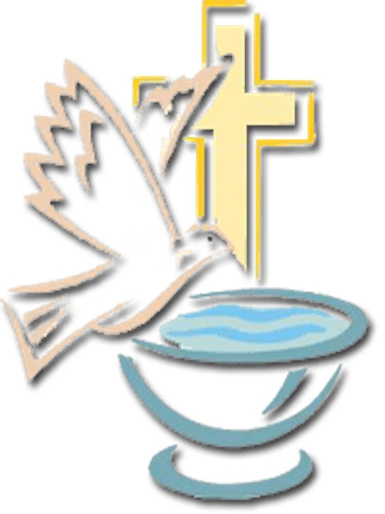 Christian Baptism Logo by MoeDeesDotCom.