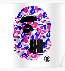 Bape Monkeys Poster