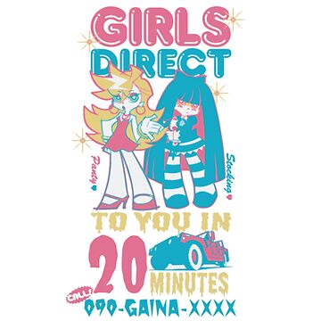 Panty and Stocking - Girls Direct - PASWG | Magnet