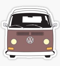 EB Camper Front Brown Sticker
