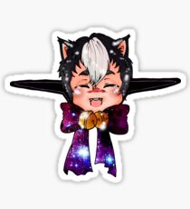 Spacial Cat Daddy Shiro Sticker