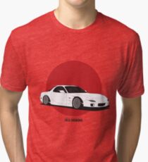 Mazda RX7 (Rising Sun) Tri-blend T-Shirt