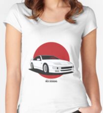Nissan Fairlady 300ZX Z32 (Rising Sun) Women's Fitted Scoop T-Shirt