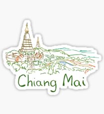 Chiang Mai Panorama Sticker