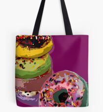 6 donuts Pop Art print Tote Bag