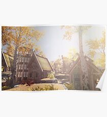 Skyrim Whiterun Print Poster