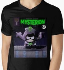 Mysterion Comic T-Shirt mit V-Ausschnitt