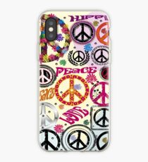 Flower Power Peace And Love Hippie iPhone Case