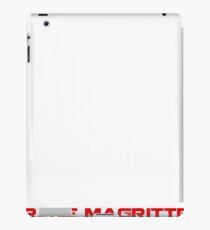 Rene Magritte, The Blank Signature, 1965 iPad Case/Skin