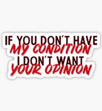 Spoonies Against Unsolicited Advice Sticker