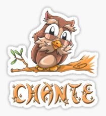 Chante Owl Sticker