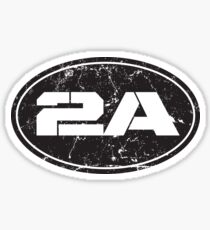 2A 2nd Amendment Sticker