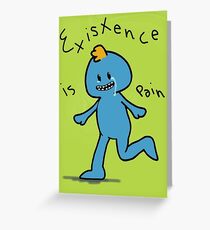 Mr. Meeseeks Greeting Card