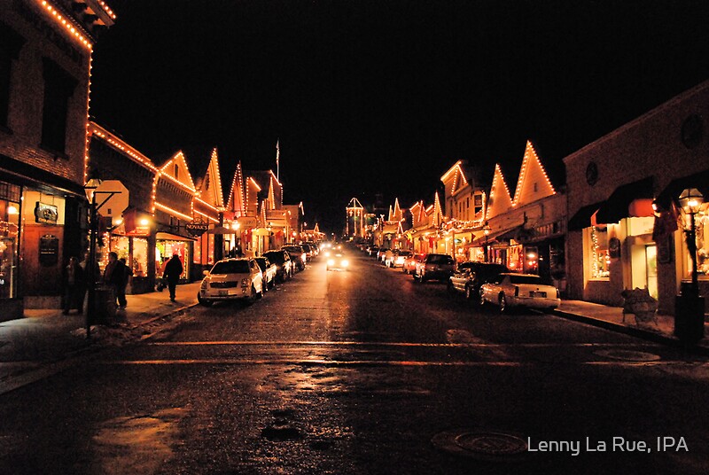 Broad Street Nevada City California December 20th By Lenny La Rue   Flat,800x800,075,f 