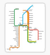 Amsterdam Metro Sticker