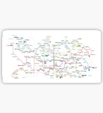 Barcelona Metro Sticker