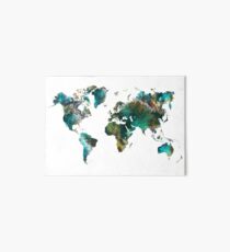 World Map tree Art Board