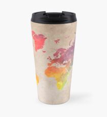 Weltkarte Karten Thermosbecher