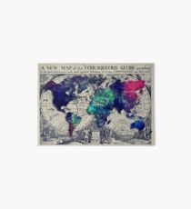 map of the world Art Board
