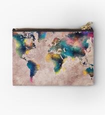 Weltkarte #map #worldmap Täschchen