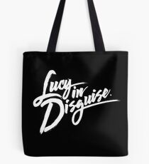 Lucy In Disguise logo (white) Tote Bag
