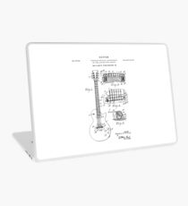 Guitar Patent Drawing Blueprint Laptop Skin